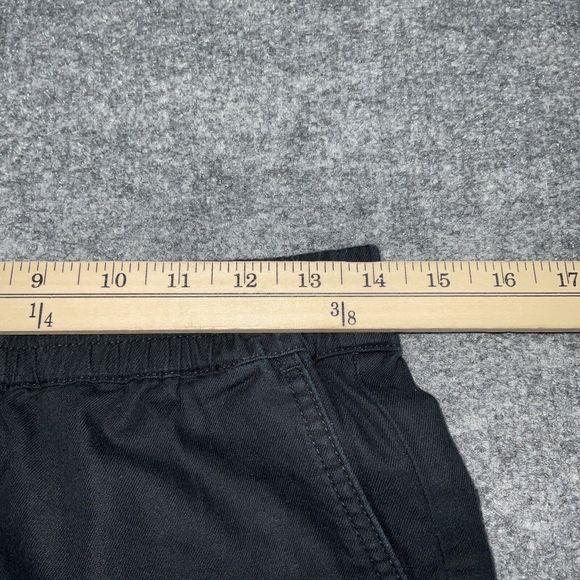 J.CREW Pants Womens Size 4S Black Joggers Pull On Pockets Capri twill - Picture 3 of 12